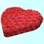 Strawberry Red Rose Cake