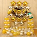 Gold Silver Anniversary Decor