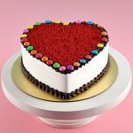Hearty Red Velvet Gems Cake